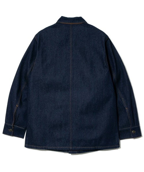 go slow caravan(ゴースローキャラバン)の「Buck HIDE/バックハイド DENIM カバーオール(カバーオール・メンズ・ダークインディゴブルー/ブルー系その他・LARGE/X-LARGE/MEDIUM)」の11枚目の写真