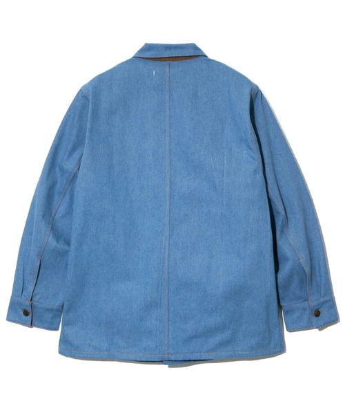 go slow caravan(ゴースローキャラバン)の「Buck HIDE/バックハイド DENIM カバーオール(カバーオール・メンズ・ダークインディゴブルー/ブルー系その他・LARGE/X-LARGE/MEDIUM)」の12枚目の写真