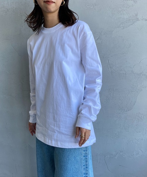 HANES（ヘインズ）の「【WEB限定】[HANES/ヘインズ] BEEFY ロングスリーブパックTシャツ（Tシャツ/カットソー・レディース・ブラック/ホワイト/ダークグレー・L/M/S/XL）」の15枚目の写真