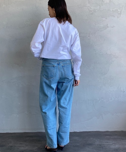 HANES（ヘインズ）の「【WEB限定】[HANES/ヘインズ] BEEFY ロングスリーブパックTシャツ（Tシャツ/カットソー・レディース・ブラック/ホワイト/ダークグレー・L/M/S/XL）」の13枚目の写真