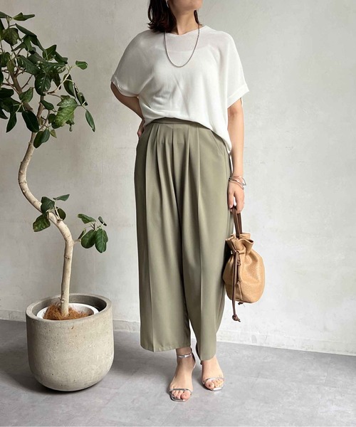 Chez toi(シェトワ)の「雑材巾着2WAYショルダー(ショルダーバッグ・レディース・ブラック/モカ/ベージュ・FREE)」の16枚目の写真