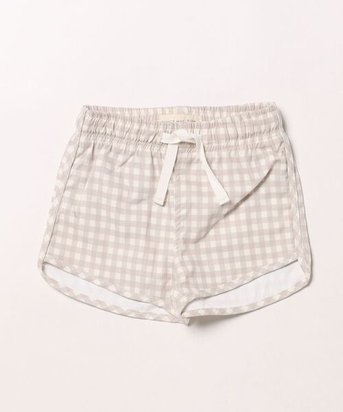 【セール】《Quincy Mae》BOYS SWIM SHORTS | SILVER GINGHAM（その他ベビー用品）｜Quincy Mae（クインシーメイ）