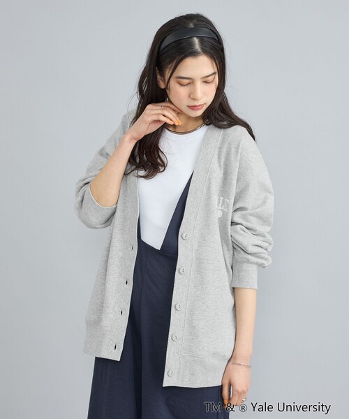 セール】YALE別注ミニ裏毛Vネックカーディガン（カーディガン/ボレロ