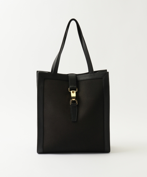 EDIFICE(エディフィス)の「【S.MANO / エス マーノ】CANVAS VERTICAL TOTE(トートバッグ・メンズ・ブラック/ブラウン・FREE)」の14枚目の写真