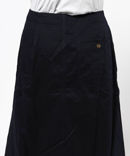 CIAOPANIC（チャオパニック）の「【Ciaopanic】　ツイル前リボンSK（スカート・レディース・ベージュ/ネイビー・FREE）」の10枚目の写真