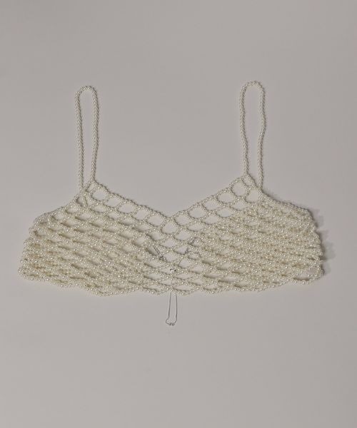 JEANASIS(ジーナシス)の「アソートビーズビスチェ/116855(その他トップス・レディース・ブラック/シルバー/オフホワイト・FREE)」の2枚目の写真