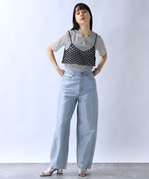 JEANASIS(ジーナシス)の「アソートビーズビスチェ/116855(その他トップス・レディース・ブラック/シルバー/オフホワイト・FREE)」の10枚目の写真