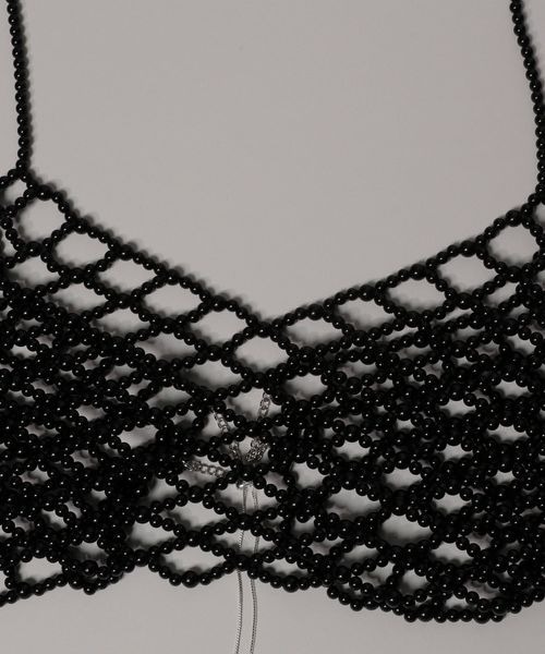 JEANASIS(ジーナシス)の「アソートビーズビスチェ/116855(その他トップス・レディース・ブラック/シルバー/オフホワイト・FREE)」の13枚目の写真