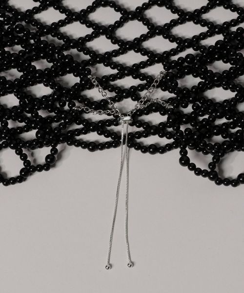 JEANASIS(ジーナシス)の「アソートビーズビスチェ/116855(その他トップス・レディース・ブラック/シルバー/オフホワイト・FREE)」の18枚目の写真