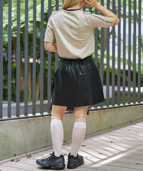 Firsthand（ファーストハンド）の「Firsthand/ファーストハンド オーガニックコットンコンパクトラインTシャツ（Tシャツ/カットソー・レディース・ネイビー/ホワイト/ピンク/ベージュ・FREE）」の9枚目の写真