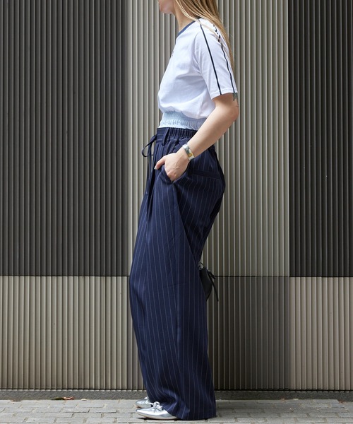 Firsthand（ファーストハンド）の「Firsthand/ファーストハンド オーガニックコットンコンパクトラインTシャツ（Tシャツ/カットソー・レディース・ネイビー/ホワイト/ピンク/ベージュ・FREE）」の16枚目の写真