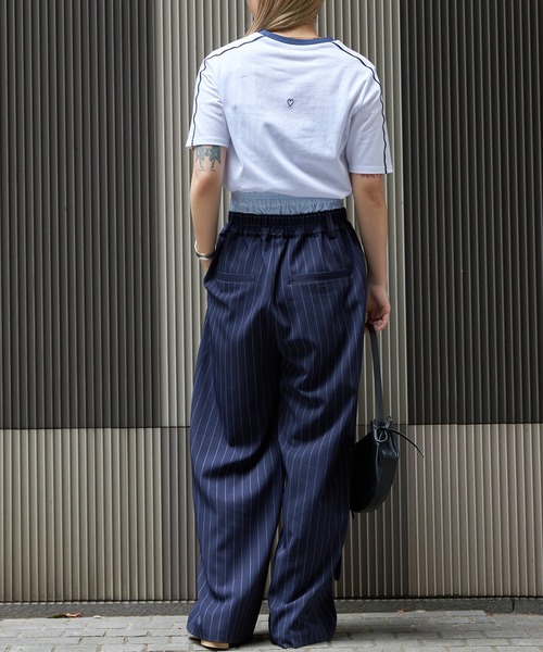 Firsthand（ファーストハンド）の「Firsthand/ファーストハンド オーガニックコットンコンパクトラインTシャツ（Tシャツ/カットソー・レディース・ネイビー/ホワイト/ピンク/ベージュ・FREE）」の17枚目の写真