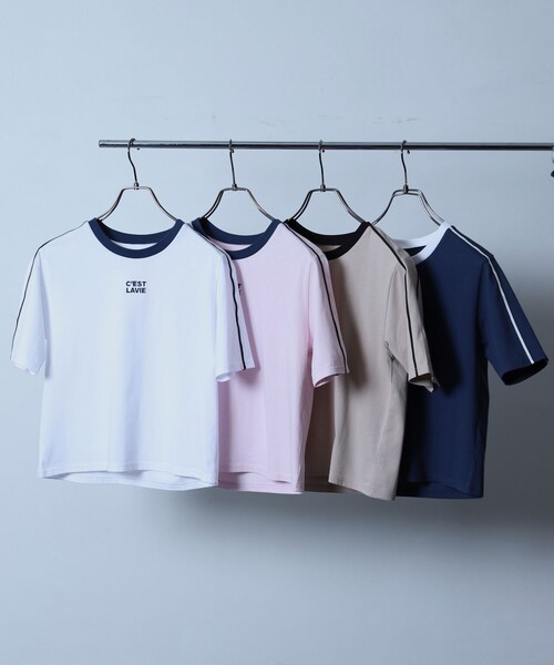 Firsthand（ファーストハンド）の「Firsthand/ファーストハンド オーガニックコットンコンパクトラインTシャツ（Tシャツ/カットソー・レディース・ネイビー/ホワイト/ピンク/ベージュ・FREE）」の21枚目の写真