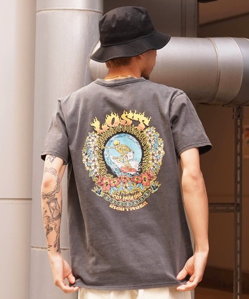 lost(ロスト)の「【ムラサキスポーツ限定】lost/ロスト ヘビーウエィト半袖Tシャツ バックプリント NIGHT MARE L24SS-E(Tシャツ/カットソー・メンズ・ホワイト/ブラック/チャコール・M/L/XL)」の22枚目の写真