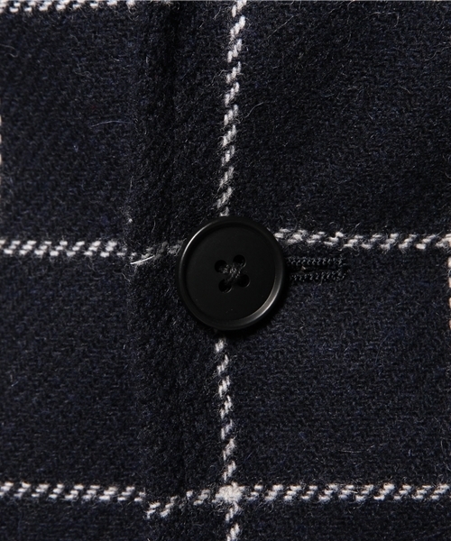 koe(コエ)の「ツイードウインドペン3釦ジャケット(テーラードジャケット・メンズ・グレー/ネイビー・MEDIUM/SMALL/LARGE/LL)」の13枚目の写真