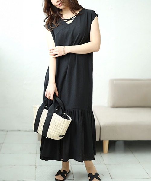 ホルターネック風マーメイドワンピース（ワンピース）｜GOLDJAPAN（ゴールドジャパン）