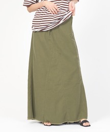 GOOD DEAL（グッドディール）の「WASHED BAKER SKIRT ウォッシュド ベイカー スカート ロング（スカート）」