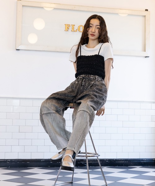 niko and...（ニコアンド）の「オリジナルワンストラップスニーカー（スニーカー・レディース・ブラック/レオパード/シルバー・SMALL/LARGE/MEDIUM）」の4枚目の写真