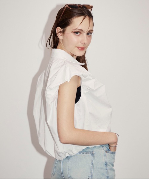 セール】ノースリーブスクエアシャツ（シャツ/ブラウス）｜MOCOA'S