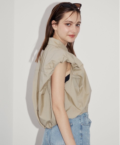 セール】ノースリーブスクエアシャツ（シャツ/ブラウス）｜MOCOA'S