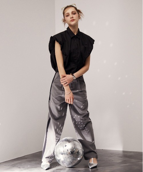 セール】ノースリーブスクエアシャツ（シャツ/ブラウス）｜MOCOA'S