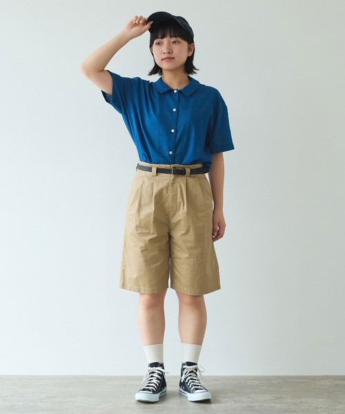 bulle de savon（ビュルデサボン）の「甘撚りライトチノクロス