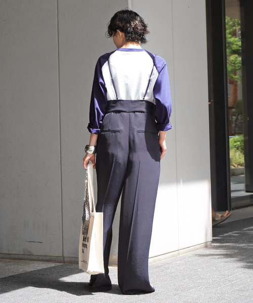 AP STUDIO（エーピーストゥディオ）の「【STUDIO WEAREALLANIMALS】別注ラグランTシャツ（Tシャツ/カットソー・レディース・ブラック/ネイビー・FREE）」の16枚目の写真