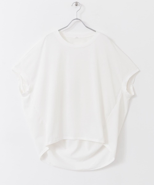 ITEMS URBANRESEARCH（アイテムズ アーバンリサーチ）の「『吸水速乾』ドライタッチバックタックプルオーバー（Tシャツ/カットソー・レディース・ブラック/オフホワイト/ブラウン・FREE）」の12枚目の写真