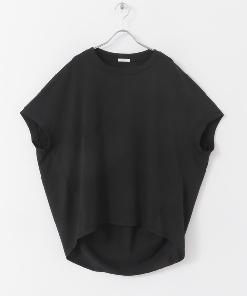 ITEMS URBANRESEARCH（アイテムズ アーバンリサーチ）の「『吸水速乾』ドライタッチバックタックプルオーバー（Tシャツ/カットソー・レディース・ブラック/オフホワイト/ブラウン・FREE）」の11枚目の写真