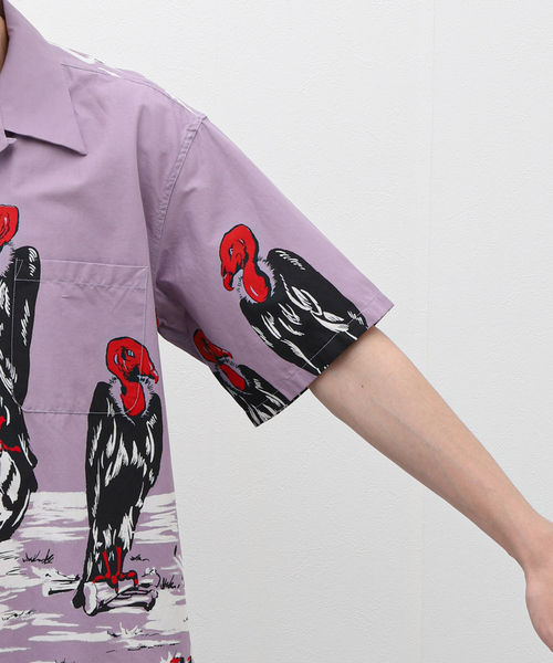 STAR OF HOLLYWOOD（スターオブハリウッド）の「STAR OF HOLLYWOOD / スターオブハリウッド CONDOR SH39311（シャツ/ブラウス・メンズ・パープル・X-LARGE/LARGE）」の8枚目の写真