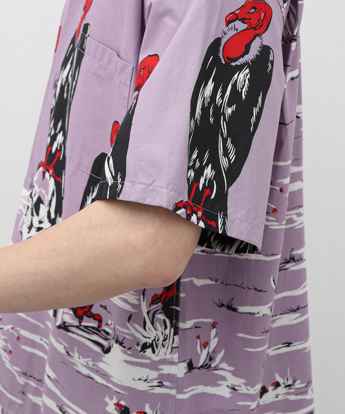 STAR OF HOLLYWOOD（スターオブハリウッド）の「STAR OF HOLLYWOOD / スターオブハリウッド CONDOR SH39311（シャツ/ブラウス・メンズ・パープル・X-LARGE/LARGE）」の9枚目の写真