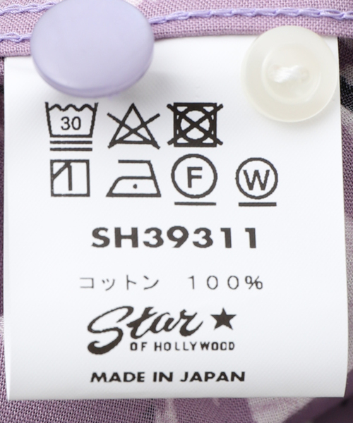 STAR OF HOLLYWOOD（スターオブハリウッド）の「STAR OF HOLLYWOOD / スターオブハリウッド CONDOR SH39311（シャツ/ブラウス・メンズ・パープル・X-LARGE/LARGE）」の14枚目の写真