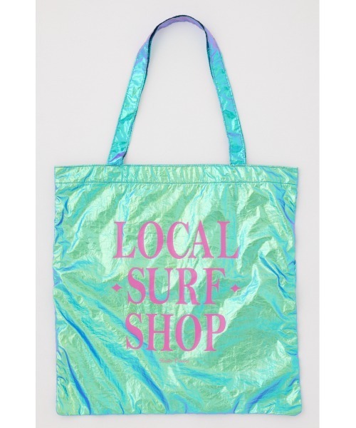 RODEO CROWNS WIDE BOWL（ロデオクラウンズワイドボウル）の「Surf Bum メタリックトートバック（トートバッグ・レディース・ブルー/グリーン/シルバー/ピンク・FREE）」の15枚目の写真