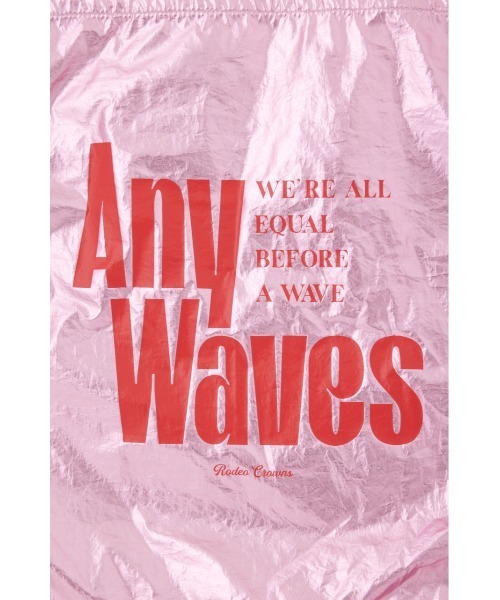 RODEO CROWNS WIDE BOWL（ロデオクラウンズワイドボウル）の「Surf Bum メタリックトートバック（トートバッグ・レディース・ブルー/グリーン/シルバー/ピンク・FREE）」の6枚目の写真