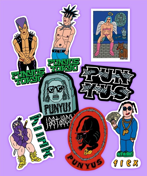 ステッカー1【イラストレーター TETSUYA GOTO】（ステッカー/テープ