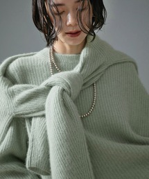 SALON adam et rope' | FOX WOOLクルーネックニットプルオーバー(ニット/セーター)