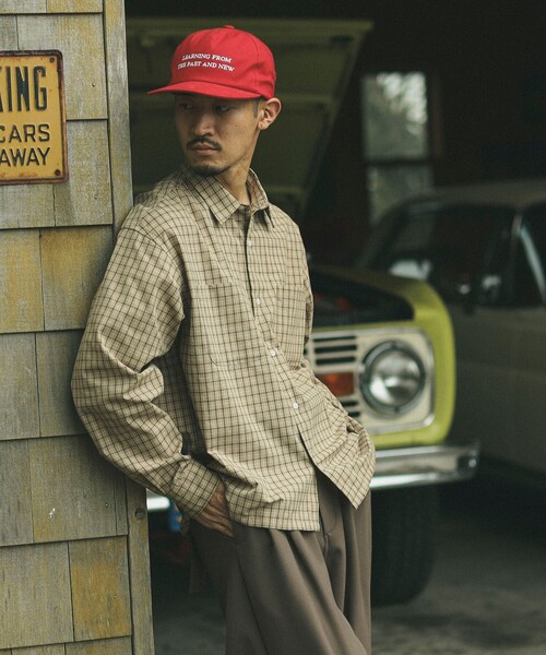 B:MING by BEAMS(ビーミングバイビームス)の「チェック ショートレングス シャツ(シャツ/ブラウス・メンズ・ベージュ/ブルー・X-LARGE/LARGE/MEDIUM/SMALL)」の8枚目の写真