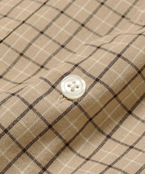 B:MING by BEAMS(ビーミングバイビームス)の「チェック ショートレングス シャツ(シャツ/ブラウス・メンズ・ベージュ/ブルー・X-LARGE/LARGE/MEDIUM/SMALL)」の15枚目の写真