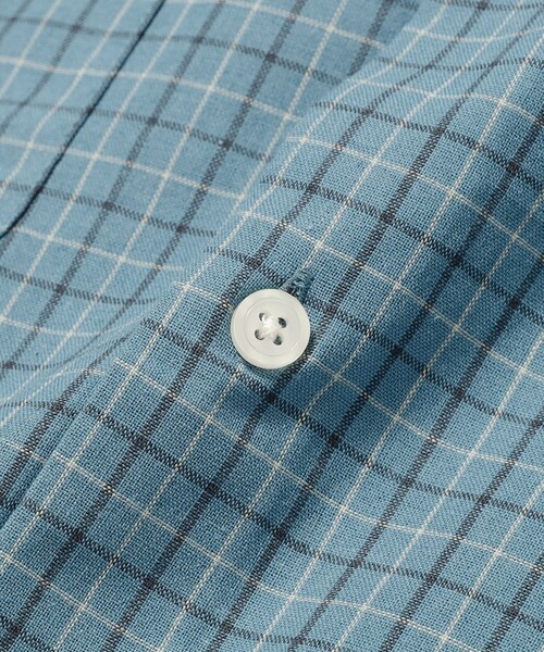 B:MING by BEAMS(ビーミングバイビームス)の「チェック ショートレングス シャツ(シャツ/ブラウス・メンズ・ベージュ/ブルー・X-LARGE/LARGE/MEDIUM/SMALL)」の21枚目の写真