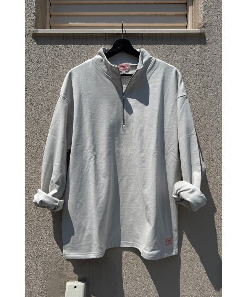 BIG MIKE(ビッグマイク)の「BIG MIKE ビッグマイク/ 10オンス ハーフジップ ロンT 長袖カットソー // 102438720(Tシャツ/カットソー・メンズ・グレー系その他/チャコールグレー/グリーン系その他・MEDIUM/LARGE/X-LARGE)」の19枚目の写真