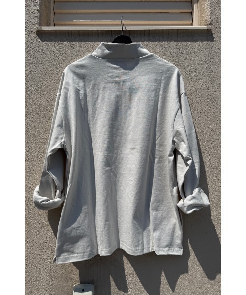 BIG MIKE(ビッグマイク)の「BIG MIKE ビッグマイク/ 10オンス ハーフジップ ロンT 長袖カットソー // 102438720(Tシャツ/カットソー・メンズ・グレー系その他/チャコールグレー/グリーン系その他・MEDIUM/LARGE/X-LARGE)」の20枚目の写真