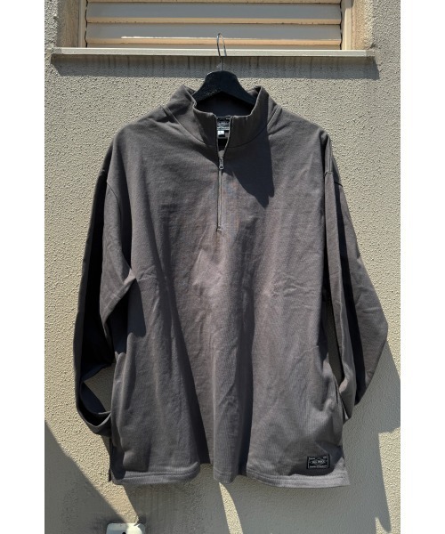 BIG MIKE(ビッグマイク)の「BIG MIKE ビッグマイク/ 10オンス ハーフジップ ロンT 長袖カットソー // 102438720(Tシャツ/カットソー・メンズ・グレー系その他/チャコールグレー/グリーン系その他・MEDIUM/LARGE/X-LARGE)」の16枚目の写真