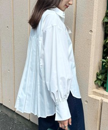 VIS | 【近赤外線対策/UVケア】バックプリーツシャツ(シャツ/ブラウス)