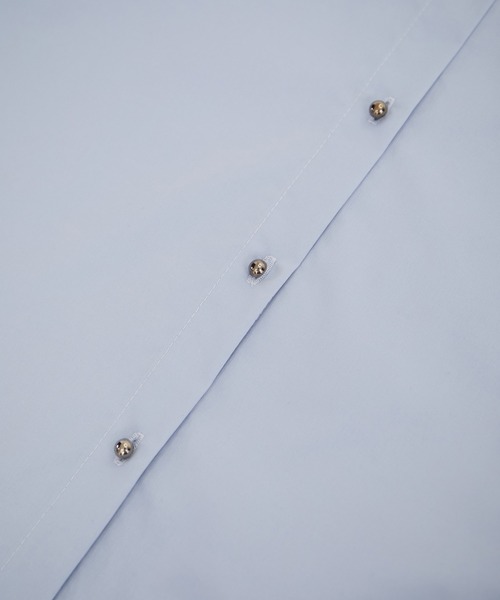 VIS(ビス)の「【近赤外線対策/UVケア】バックプリーツシャツ(シャツ/ブラウス・レディース・サックスブルー/ホワイト/ピンク/ネイビー・FREE)」の10枚目の写真