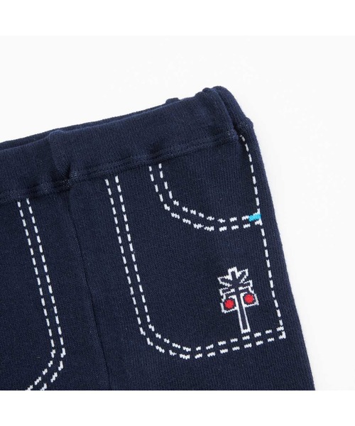 KP BOY（ケーピーボーイ）の「日本製/電車柄ベビータイツスパッツ(80～90)（その他パンツ・キッズ・エメラルド/ネイビー・80ｃｍ/90cm）」の9枚目の写真