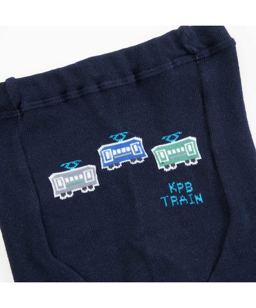 KP BOY（ケーピーボーイ）の「日本製/電車柄ベビータイツスパッツ(80～90)（その他パンツ・キッズ・エメラルド/ネイビー・80ｃｍ/90cm）」の10枚目の写真