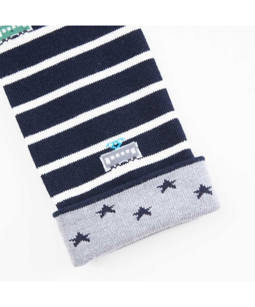 KP BOY（ケーピーボーイ）の「日本製/電車柄ベビータイツスパッツ(80～90)（その他パンツ・キッズ・エメラルド/ネイビー・80ｃｍ/90cm）」の12枚目の写真