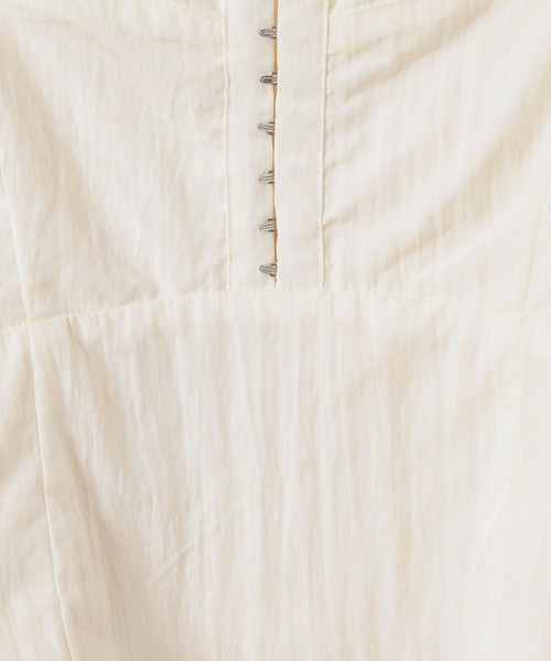 Heather（ヘザー）の「フロントホックブラウス（半袖）　137988（シャツ/ブラウス・レディース・アイボリー/ブラック/ライラック・FREE）」の11枚目の写真