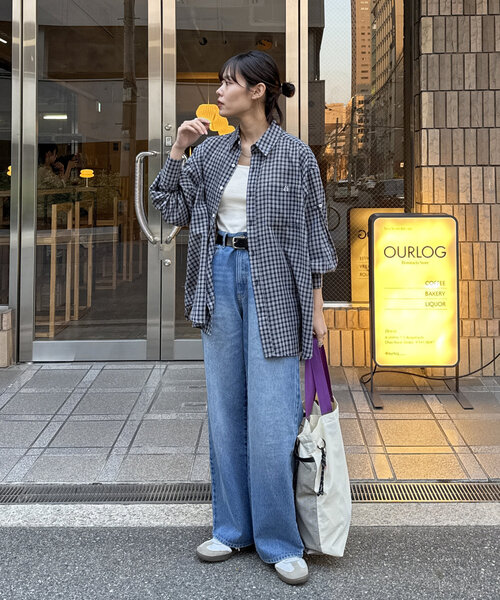 CPCM（シーピーシーエム）の「【ASUKA's企画】撥水ナイロン2WAYバッグ（ショルダーバッグ・レディース・ネイビー/アイボリー/チャコールグレー・FREE）」の20枚目の写真