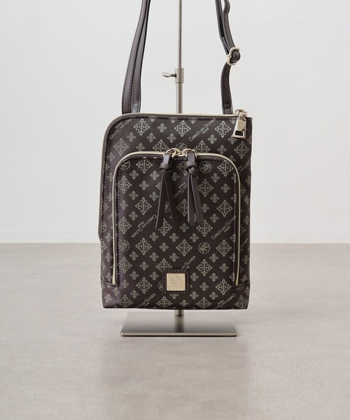 christian olivier(クリスチャンオリビエ)の「CHRITIAN OLIVIER タテ型 マルチ ポシェット(ショルダーバッグ・レディース・モカ/チョコ/ブラウン系その他/ネイビー系・FREE)」の6枚目の写真